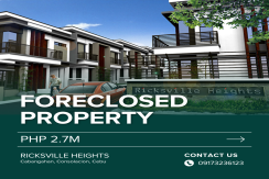 FORECLOSED PROPERTY  – RICKSVILLE HEIGHTS, CONSOLACION